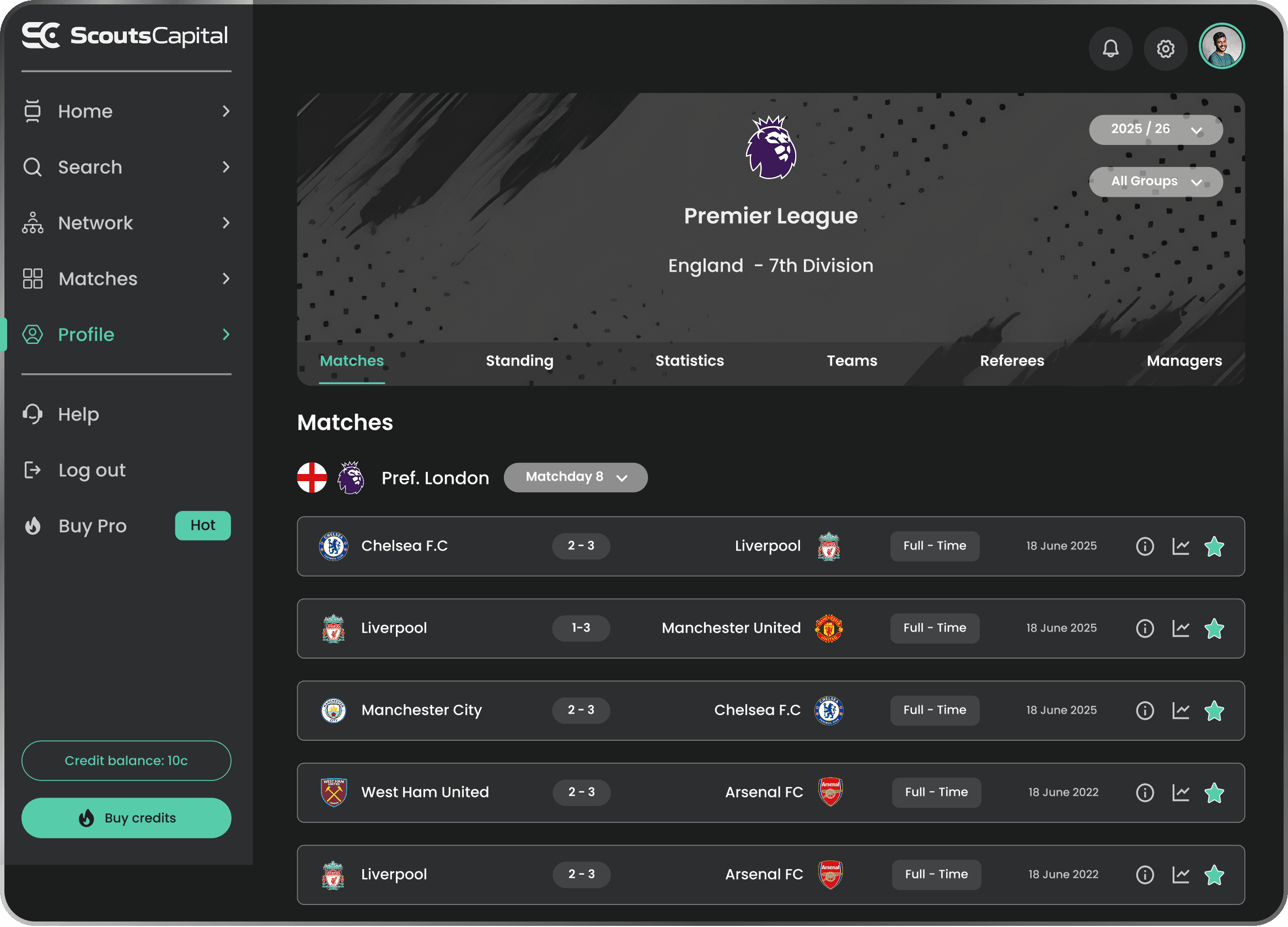 Match Stats